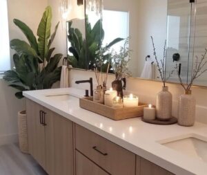 Read more about the article Gorgeous Bathroom Counter Decor for Double Sinks You’ll Actually Want to Copy